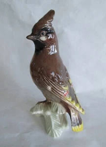 Figura de pájaro GOEBEL WAXWING CV80 hecha en ALEMANIA OCCIDENTAL 1964-72 marca - Imagen 1 de 10