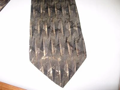 Corbata 58 x 3,75 Verde Negro Beige SEDA HAGGAR 8431 Foto 1 de 4