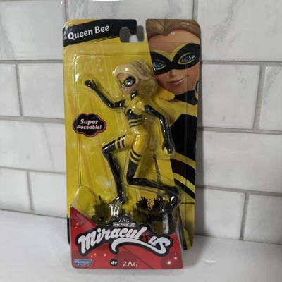Figura de acción Playmates Toys 5" Miraculous Queen Bee Chloe Bourgeois ZAG Heroez Foto 1 de 4