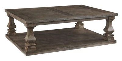Johnelle - Rectangular Cocktail Table - Gray - Image 1 of 4