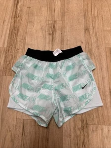 Pantalones Cortos para Correr Nike Air 2 en 1 para Mujer Verde Menta XS Ligeros Atletismo - Imagen 1 de 7