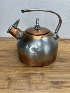 Chantal SL37-19CP Kupfer 1,8 QT Teekessel 2-Ton Pfeife mit Griff Topfhalter - Bild 1 von 7