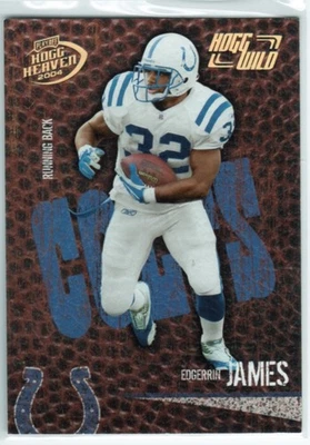 Playoff Hogg Heaven Hogg Wild 2004 #40 Edgerrin James #'d 142/250 Foto 1 de 2