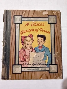 A Child's Garden of Verses by Robert Louis Stevenson (1947, Hardcover) Vintage - Picture 1 of 5