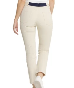Pantalones Técnicos Peter Millar Dynamite Talla 10 Beige Arena Elastizados Golf Nuevos Para Mujer - Imagen 1 de 9