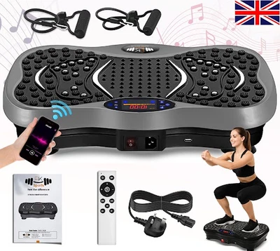 Vibration Plate Power Body Shaker Vibrating Machine Massager Platform Exercise - Image 1 of 4