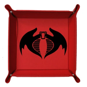 Custom Foldable Snap Dice Tray-Cobra Rattler LogoSDT_RED_009 - Picture 1 of 2
