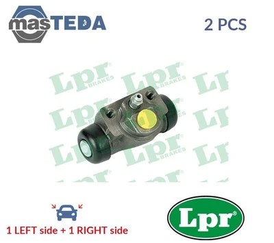 4116 DRUM WHEEL BRAKE CYLINDER PAIR REAR LPR 2PCS FOR CHRYSLER LE BARON,STRATUS - Image 1 of 4