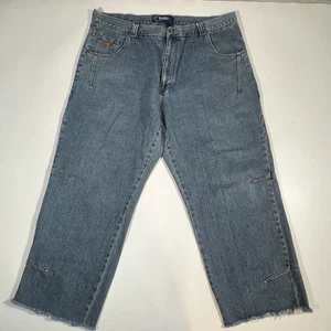 VTG Karl Kani Jeans Wide Leg Baggy Hip Hop Tupac 90s Skater Grunge 42X34 READ - Picture 1 of 16