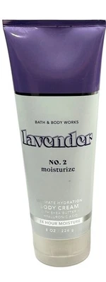 Crema corporal hidratante Bath and Body Works Lavender NO.2, 8 OZ Foto 1 de 3
