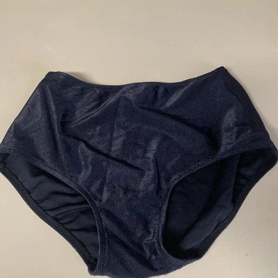 Gottex Black High Waisted Bikini Bottoms 8 Full Coverage Retro Swim Briefs - Image 1 of 4