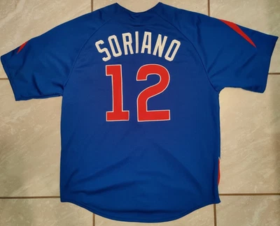2008 Majestic-Alfonso Soriano-Chicago Cubs#12 Authentic Jersey-Size Large! - Image 1 of 4