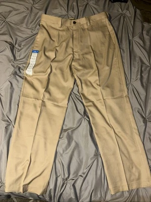Pantalones Haggar Para Hombre 34x29 Tostado Caqui Oculto Confort Cintura Clásicos Sin Hierro Nuevos con Etiquetas Foto 1 de 4