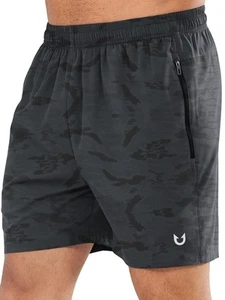 Men's Athletic Running Shorts Quick Dry Workout Shorts Lightweight Sports Gym... - Picture 1 of 5
