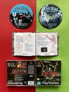 EVIL DEAD Hail King PS1 Playstation PSX Spiel PSOne OVP Cib BOX Set UNCUT 3 2 1 - Bild 1 von 5