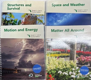 Grade 5 Discovery Science Techbook Florida Teacher Edition Set Units 1 2 3 4 - Picture 1 of 1