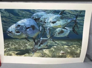 Stanley Meltzoff Artist-Signed & Numbered "Permit Flats" Lithograph Print 1986 - Picture 1 of 18