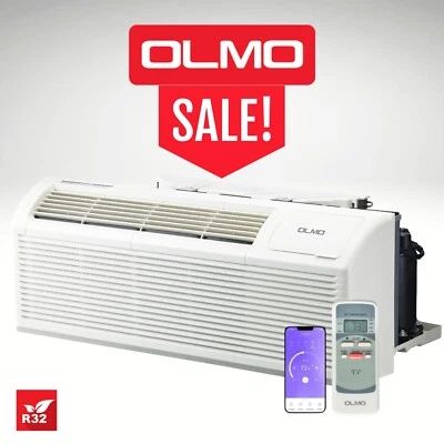 9000 - 15000 BTU Smart PTAC AC/Heat 230V Through Wall Remote Sleeve Grill - Image 1 of 4