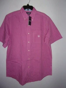 CHAPS - MEN - SHIRT - BIG & TALL - PEONY - SHORT SLEEVE - SIZE LT (AC-29-124-A) - Picture 1 of 3