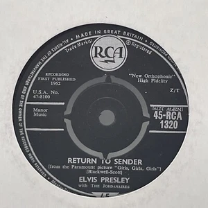 Elvis 45 1962 UK ISSUE---- Return To Sender - RCA 1320 - Bild 1 von 1