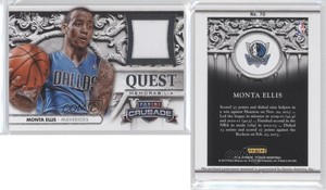 2013-14 Panini Crusade Quest Memorabilia /99 Monta Ellis #70