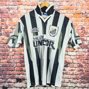 retro santos football shirt