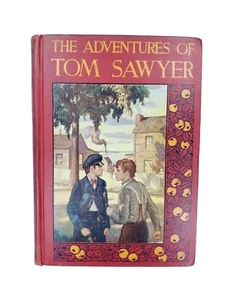 Vintage Classic Novel The Adventures Of Tom Sawyer By Mark Twain 1931  - Picture 1 of 11