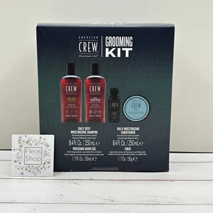 American Crew Kit - Champú y acondicionador 8,4 oz / Gel de afeitar y fibra - Imagen 1 de 6