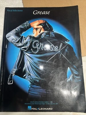 Libro de partituras de piano vintage Grease the Musical selecciones vocales Foto 1 de 2