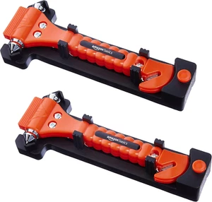 Cortador de cinturón de seguridad de emergencia y herramienta de martillo de ventana, accesorios para automóvil, paquete de 2, - Imagen 1 de 12