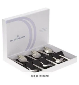 Dartington Capri 18/10 Stainless Steel Teaspoons set x 6 - Picture 1 of 2