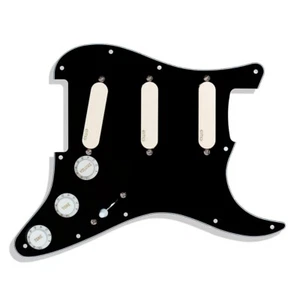 EMG DG20 David Gilmour Eclipse Prewired Pickguard Black White - Picture 1 of 1