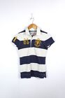 Womens Ralph Lauren Rugby Line Striped Rugby Polo Shirt Size XS
