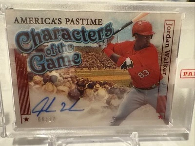 2023 Panini Chronicles  Characters of the Game Jordan Walker #COG-JW /10(AU, RC) - Image 1 of 2