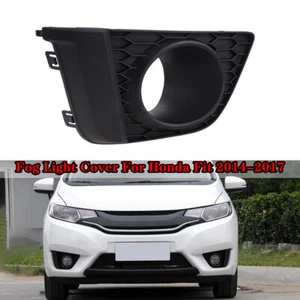 RH Front Bumper Bezel Fog Light Lamp Cover W/ Hole For Honda Fit Jazz 2014-2017 - Picture 1 of 8