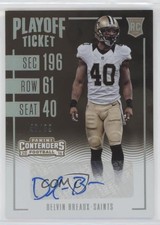2016 Panini Contenders Playoff Ticket /99 Delvin Breaux #235 Rookie Auto RC