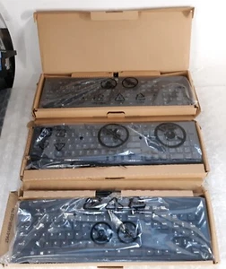 HP & Dell Keyboard Bundle 2x HP USB Slim KB Win8 + 1x Dell KB216-BK US *NEW* - Picture 1 of 6