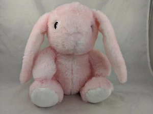 Pink Rabbit Plush Rattle Bunny 10 Inch Kellytoy Crinkle Ears Stuffed Animal Toy - Imagen 1 de 7