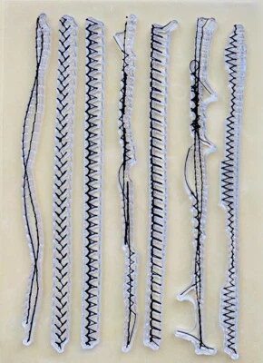 Зигзагообразные прозрачные силиконовые марки для шитья сделай сам, тиснение, планировщик, журнал - Изображение 1 из 4