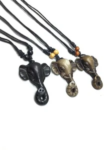 Elefante Colgante Collar Cuerda Cadena Buena Suerte Fortuna Protección Bendición Nuevo** - Imagen 1 de 14