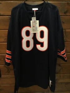 Mike Ditka #89 Chicago Bears Mitchell Ness Navy 1966 Throwback Jersey Sz 56 NWT - Picture 1 of 9