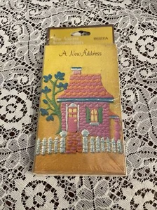 Vintage New Address Cards Cottagecore 8 Cards Pink Yarn Cute New P3:4 - Picture 1 of 4