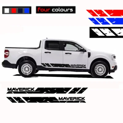 Kit de gráficos adhesivos de vinilo para automóvil puerta lateral deportiva para Ford Maverick 2 piezas Foto 1 de 4