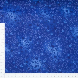 Blümchen auf Blau 100 % Baumwolle Patchwork Deko 1,40 m Breit (0533) - Bild 1 von 1