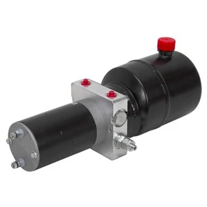 12 Volt DC 0.3 GPM 2500 PSI Double Acting Hydraulic Power Unit Bucher 9-12366 - Picture 1 of 3