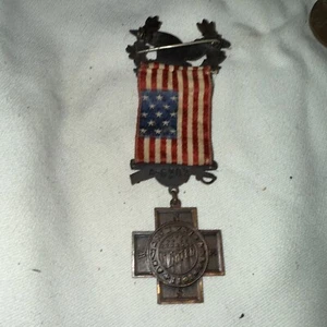 Original Spanish American War Veterans 1898-1902 Numbered Medal - Picture 1 of 3