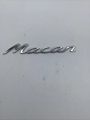 2019-2025 OEM PORSCHE MACAN emblema maletero trasero 95B853675 Foto 1 de 3