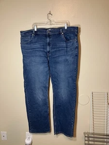Jeans uomo relax elasticizzato flessibile firmato Levi Strauss & Co. 46x32 - Foto 1 di 10
