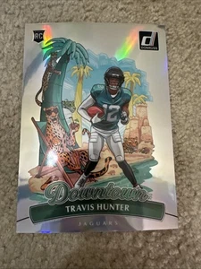 2025 Travis Hunter Panini Donruss Rookie DOWNTOWN #13 RC SSP Jumbo Oversized - Picture 1 of 6