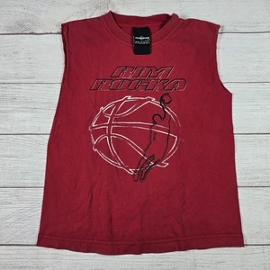 Vintage Y2K AND1 Style Rim Rocka Boys Basketball Muscle T-Shirt Size 7(L) - Picture 1 of 7